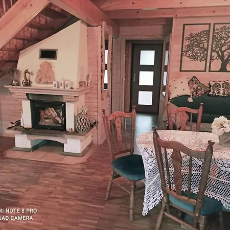 Smyrkowy Dom Z Kominkiem Z Goraca Balia Kolo Karpacza Janowice Wielkie